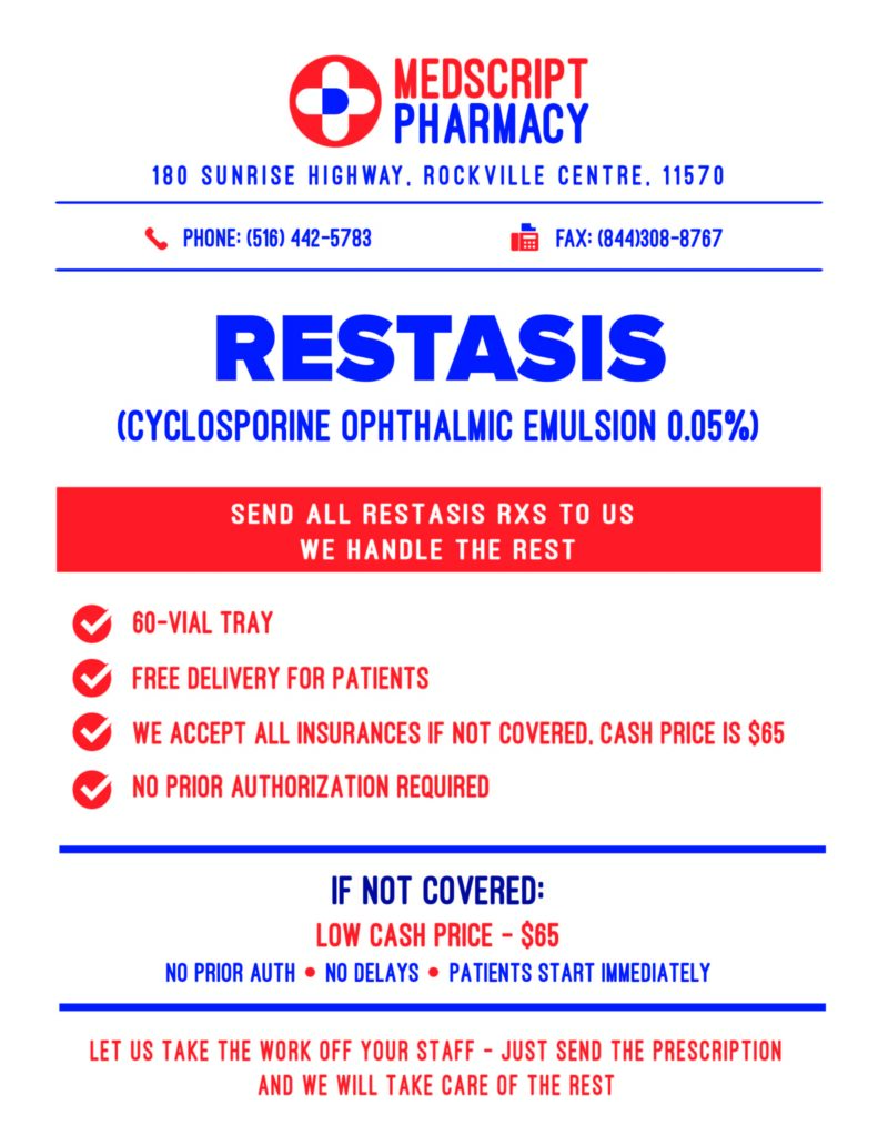 Generic Cyclosporine 0.05% Cash Price | Medscript